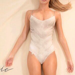 Just A Corpse JAC White Swan Leotard Size S